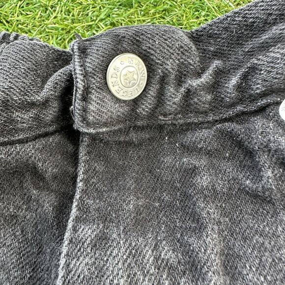Vintage New Legends Toddler Kids Size 3 Black Denim Jeans 100% Cotton Faded - Picture 3 of 8